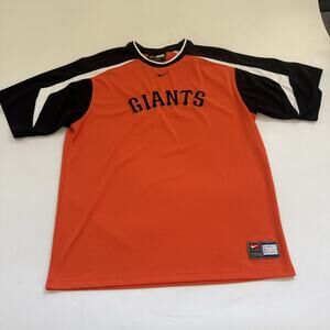 Vintage NIKE Team San Francisco Giants Jersey Embroidered‎ Mens Large MLB